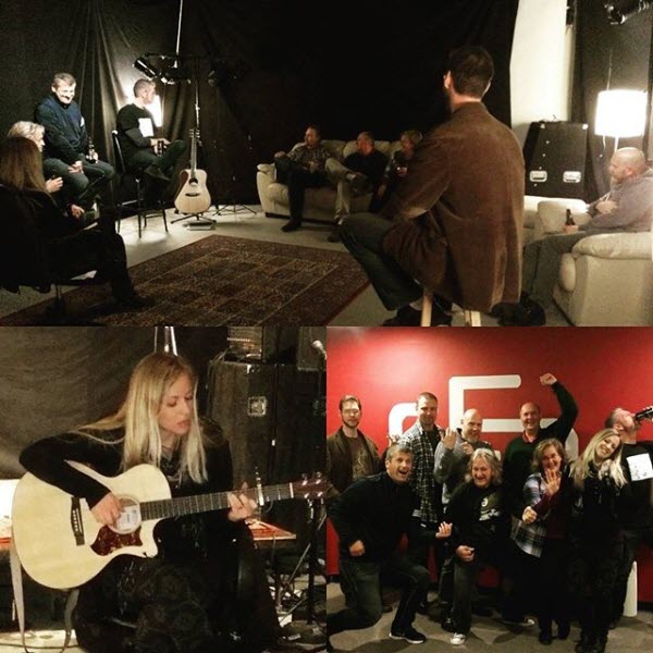 Andriana Lehr at an F5 SoundHouse songwriter forum
